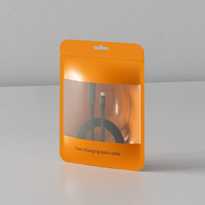 2-in-1 Fast Charging Foldable Stand Cable – USB-A & Type-C to Type-C