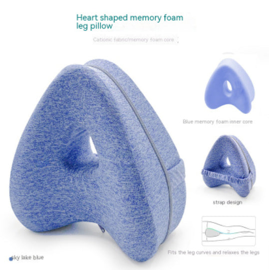 Soft Heart-Shaped Pillow for Ultimate Leg Comfort