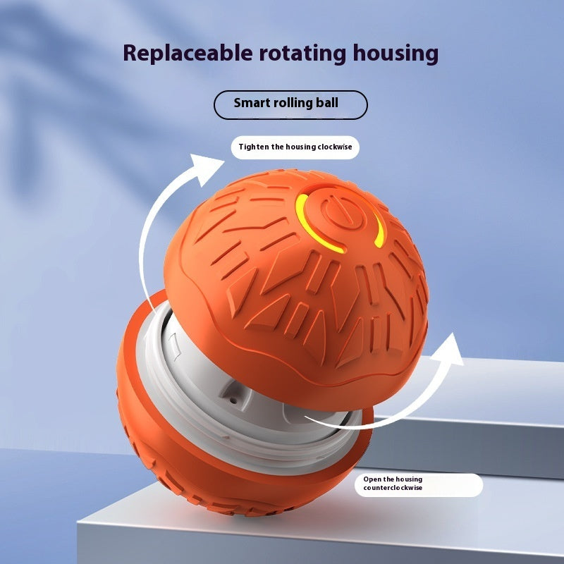 Electric Jumping Ball – Automatic Light-Up Toy for Dog Training and Play