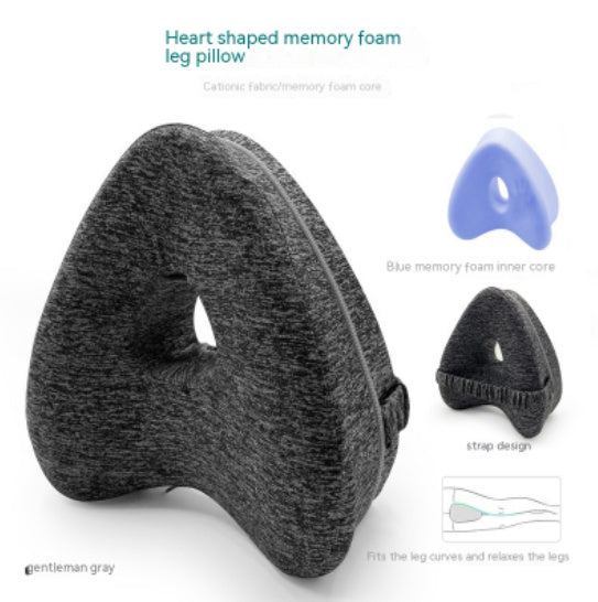 Soft Heart-Shaped Pillow for Ultimate Leg Comfort