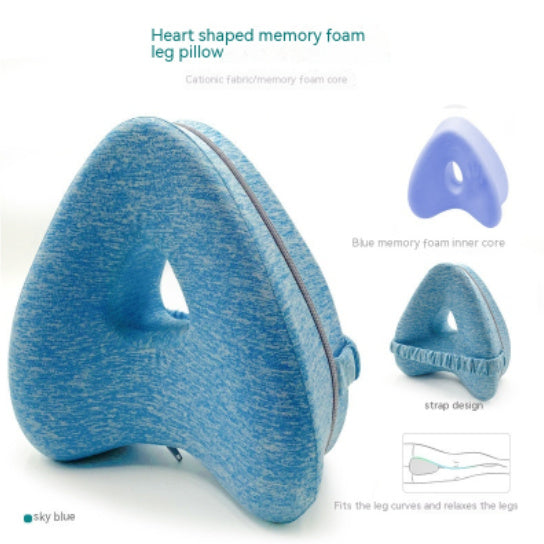 Soft Heart-Shaped Pillow for Ultimate Leg Comfort