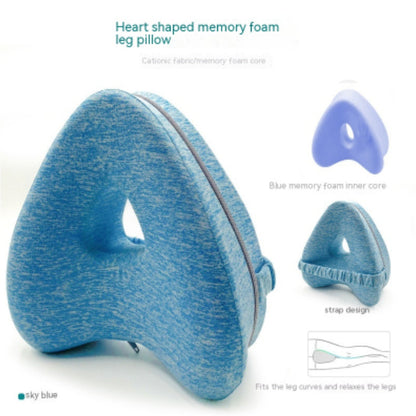 Soft Heart-Shaped Pillow for Ultimate Leg Comfort