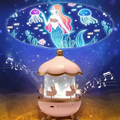 ✨ Kids Cartoon Bluetooth Projector Lamp ✨