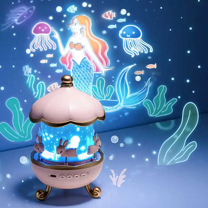 ✨ Kids Cartoon Bluetooth Projector Lamp ✨