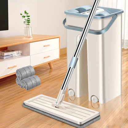 Household Wet And Dry Use Hand-free Flat Mop