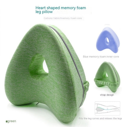 Soft Heart-Shaped Pillow for Ultimate Leg Comfort