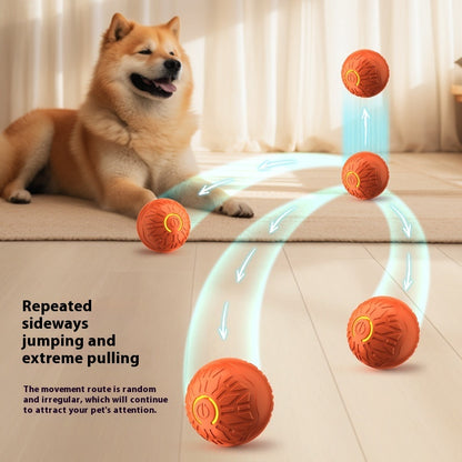 Electric Jumping Ball – Automatic Light-Up Toy for Dog Training and Play