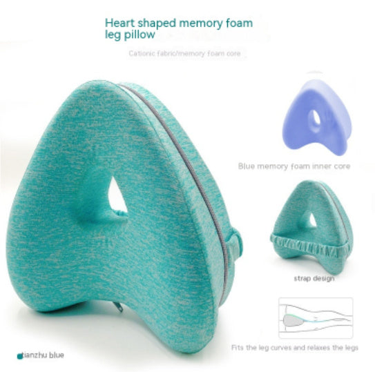 Soft Heart-Shaped Pillow for Ultimate Leg Comfort