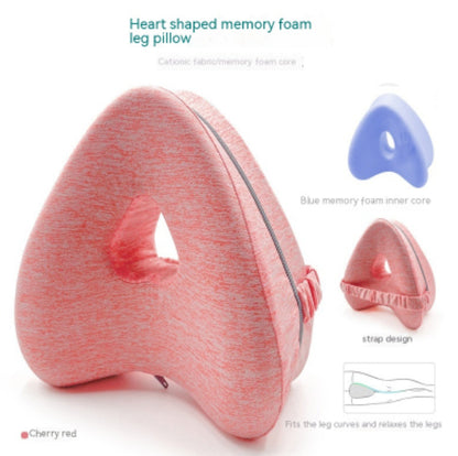Soft Heart-Shaped Pillow for Ultimate Leg Comfort